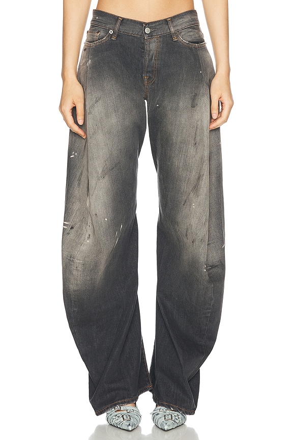 Acne Studios 1981 Vintage Wide Leg in Black | FWRD Acne Studios 1981 Vintage Wide Leg in Black | FWRD