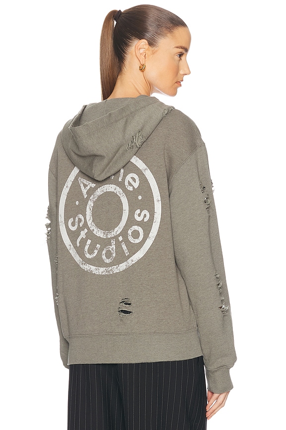 Moncler Genius x Palm Angels Hoodie Sweater in Grey | FWRD