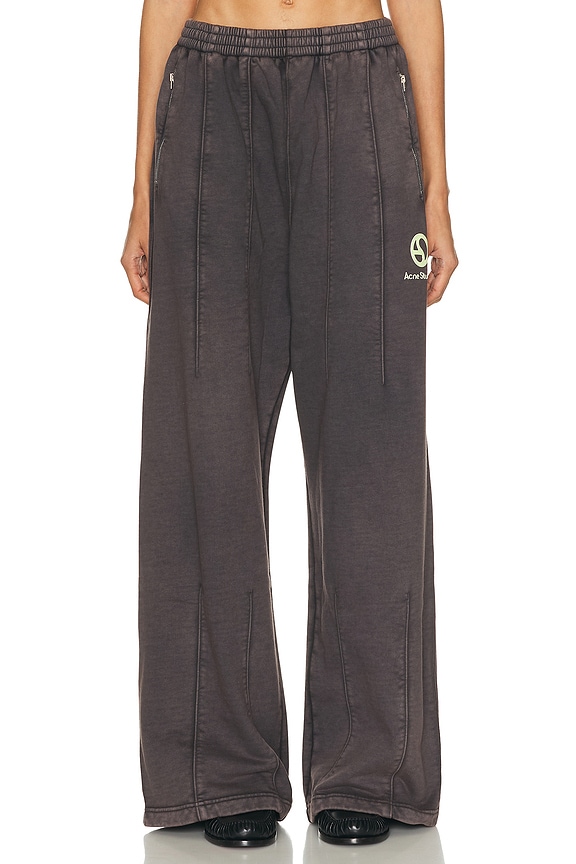 THE ATTICO Zebra Printed Long Pant in Cappuccino & Black | FWRD