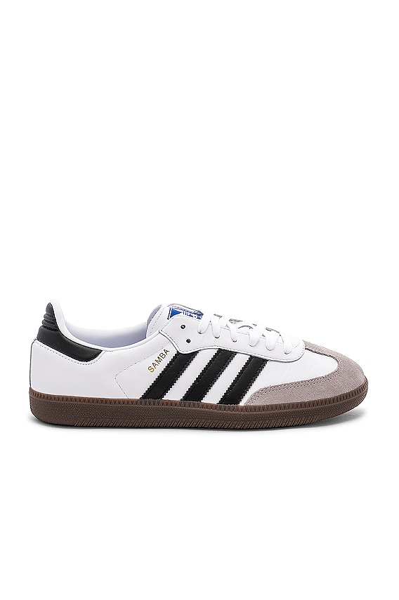 adidas Originals Samba OG in Putty Grey, Aurora Black