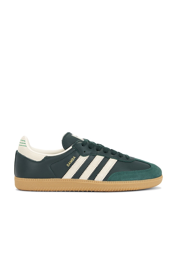 adidas Originals Samba Jane in Collegiate Green & Cream