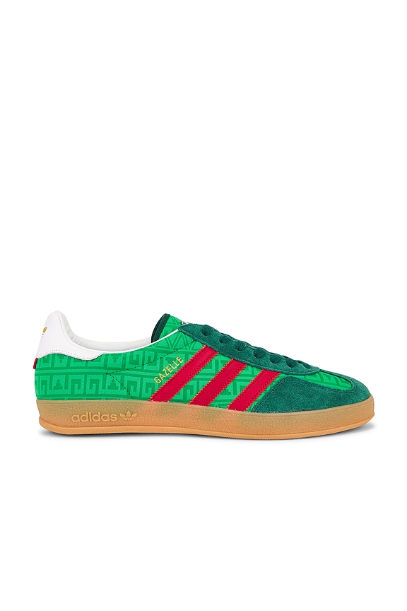 adidas gazelle silver green womens Adidas Women's Gazelle Indoor 'Green/Glow Pink' -Originally $120.00 –  Unheardof Brand