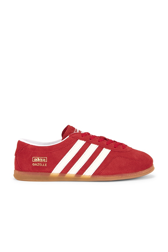 adidas Originals Gazelle Indoor in Red, Better Scarlet, & Cream White | FWRD