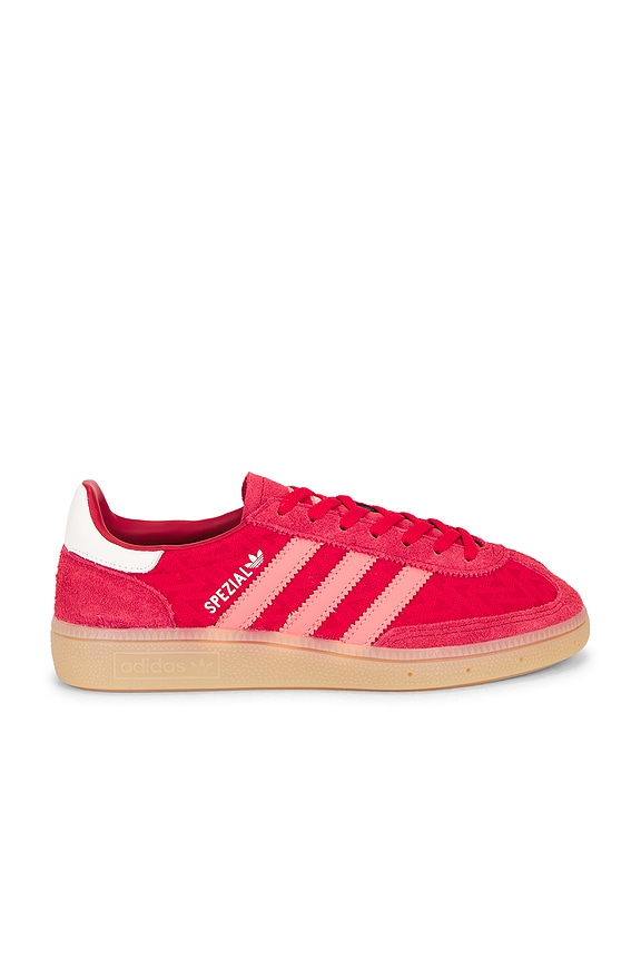 adidas Originals Samba OG in Better Scarlet, White, & Gold Metallic | FWRD