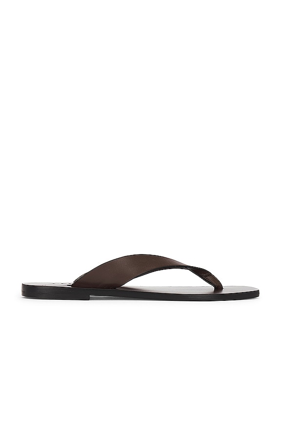 【The ROW】Avery Thong Sandals Milk 38 The Row Avery Thong Sandal in Milk | FWRD