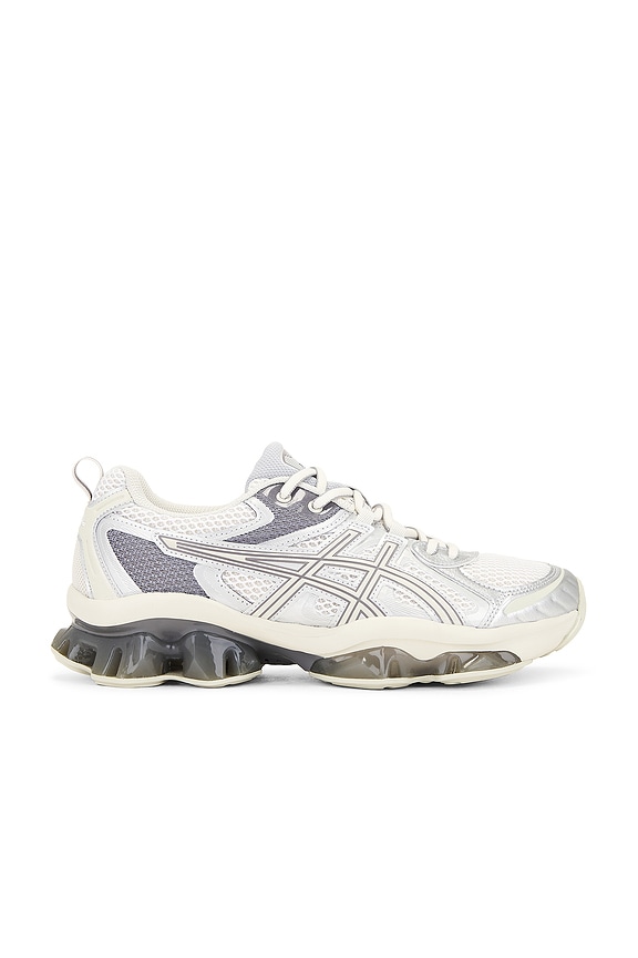 Asics Gel-NYC Sneakers in White & Oyster Grey | FWRD