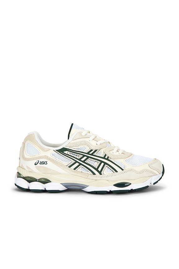 Asics Gel-Nyc in Ivory & Forest Night | FWRD