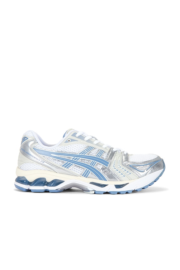 Asics X Shushu/Tong Gel-Kinetic Fluent in White & Dive Blue | FWRD