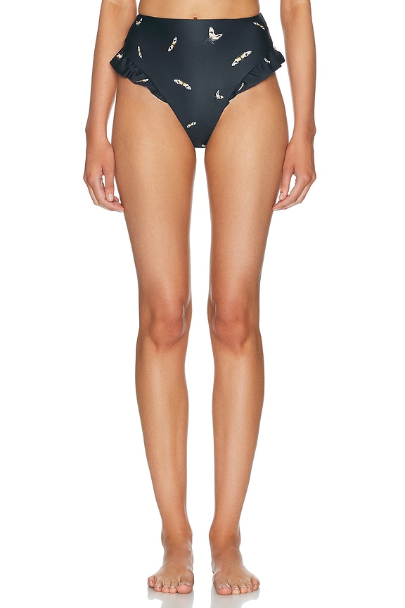 Acne Studios Eini Two Piece Swimsuit in Sage Green | FWRD