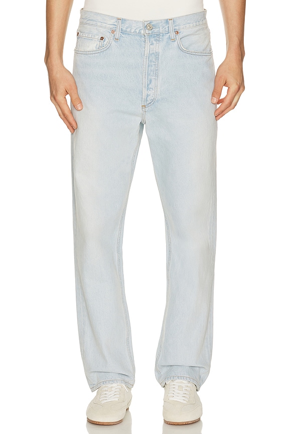 Nudie Jeans Thin Finn in Organic Dry Ecru Embo | FWRD