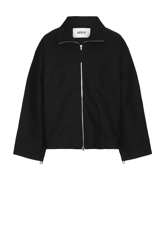 Balenciaga Zip Up Jacket in Cypress Green | FWRD