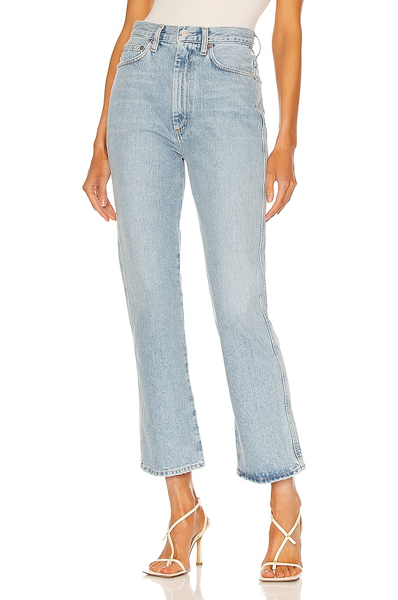 Toteme Twisted Seam Denim in Distressed Light Blue | FWRD