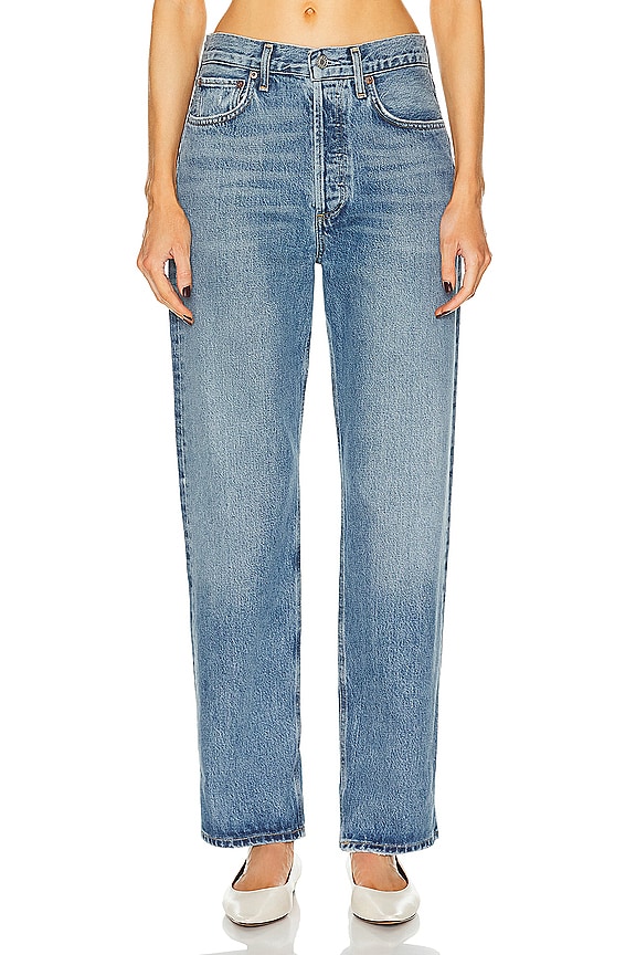 デニム・ジーパン AGOLDE Woman Jeans Blue A91591206 CONTROL 90's Pinch Waist High Rise Straight in Range – AGOLDE