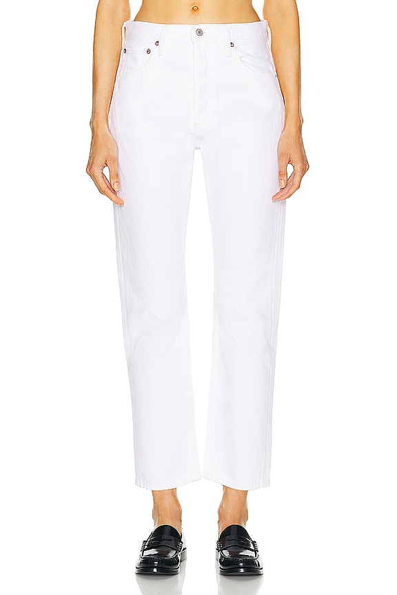 The Row Riaco Straight Leg in White | FWRD