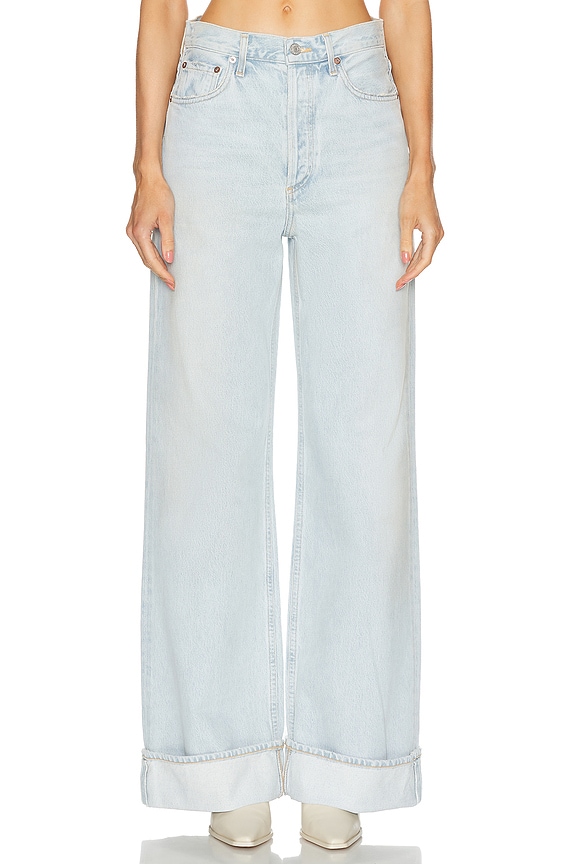 Jean Paul Gaultier X Shayne Oliver Fishtail Wide Leg in Light Blue