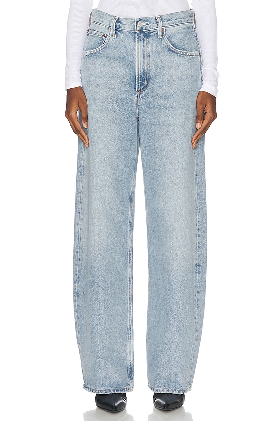 パンツ AGOLDE LOW RISE BAGGY VOID AGOLDE Low Rise Baggy Jeans in Void | REVOLVE