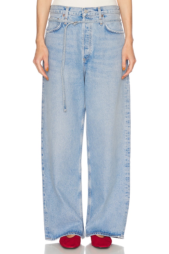 AGOLDE Low Slung Baggy Jeans in Void | FWRD