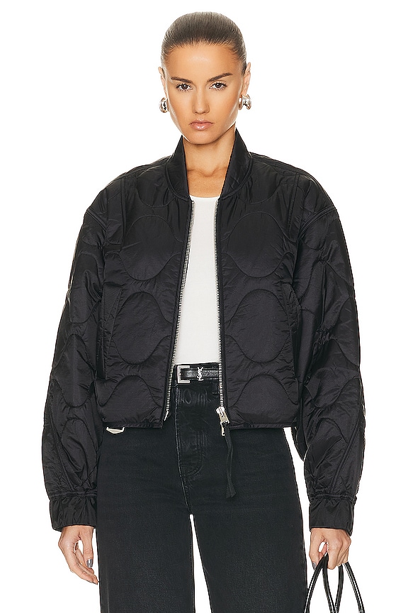 MONCLER ANWAR GIUBBOTTO ダウン ブラック　0 Moncler Anwar Giubbotto Jacket in Black | FWRD