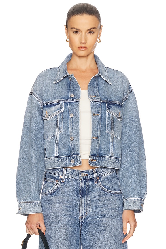 Isabel Marant Etoile Coften Fancy Studded Denim Jacket in Isabel Marant Etoile Coften Fancy Studded Denim Jacket in