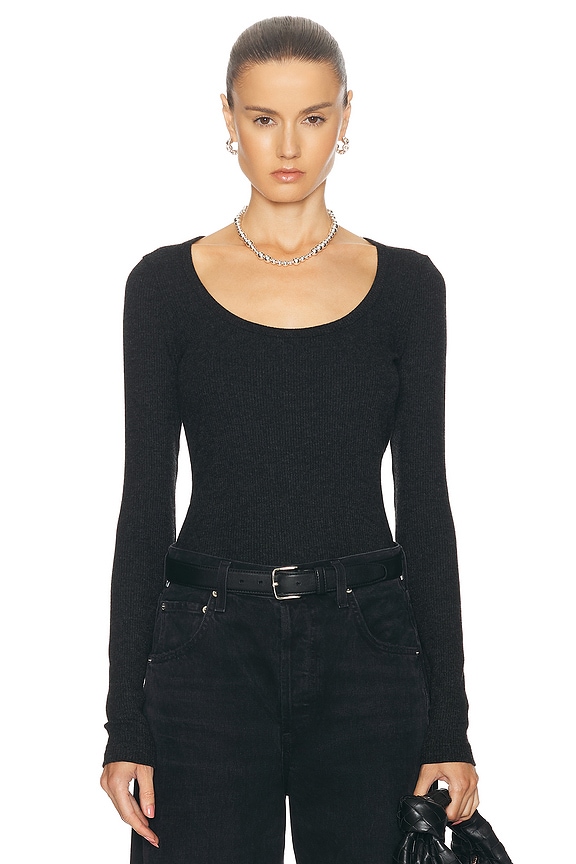 トップス andwang and bijou tee black TOPS