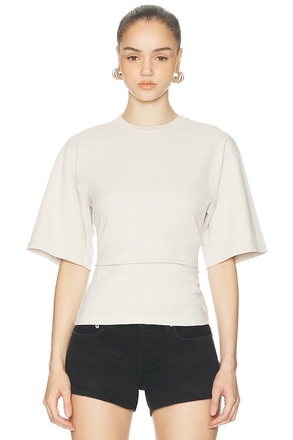 KHAITE Niles Top in Natural | FWRD