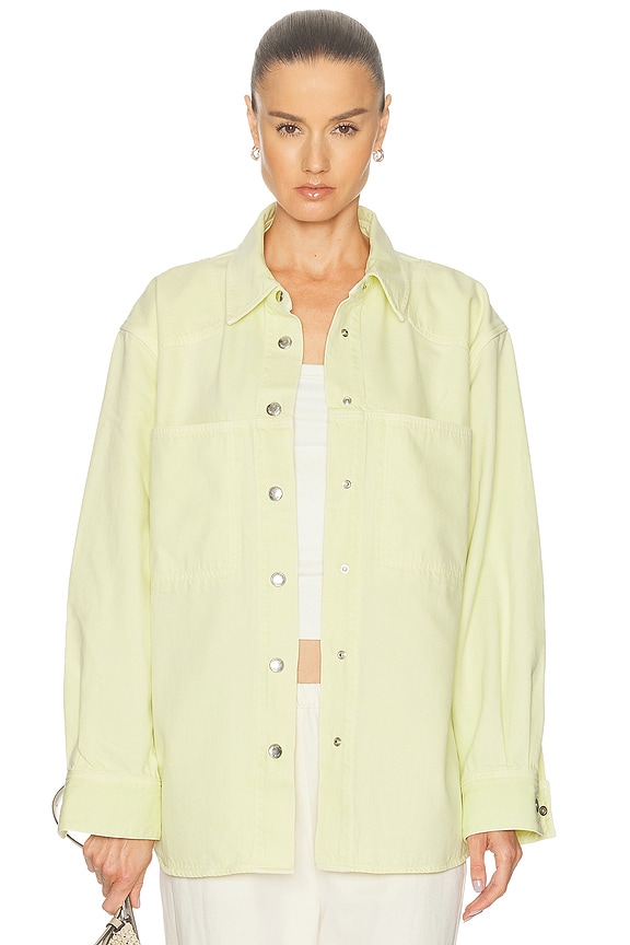 YEEZY Season 6 Workwear Shirt in Sage | FWRD