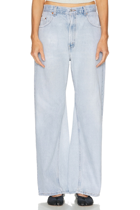 Haikure Winona Pant in Blue Denim Print | FWRD