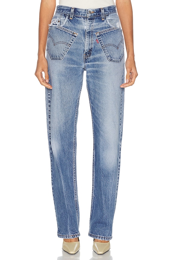 Maison Margiela 5 Pocket Side Slit Jeans in Denim | FWRD