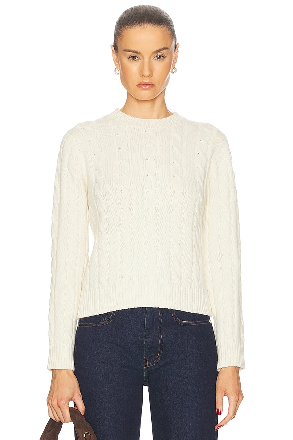 A.L.C. Chandler Sweater in Off White | FWRD A.L.C. Chandler Sweater in Off White | FWRD