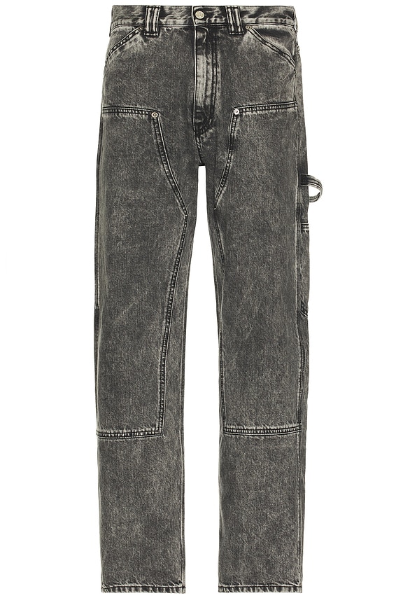 JW Anderson Bucket Jeans in Grey | FWRD JW Anderson Bucket Jeans in Grey | FWRD