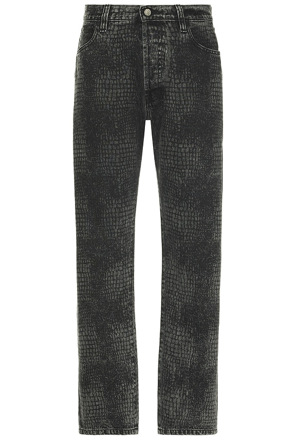 パンツ 27 AMIRI MX1 JEAN GREY Amiri MX1 Jean (Grey/Black Leather)
