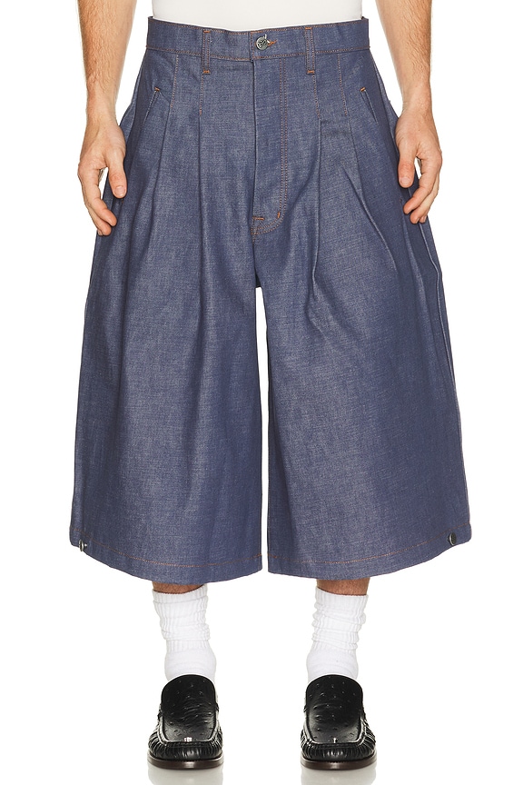 AGOLDE Fusion Skater Short in Undone in Black | FWRD