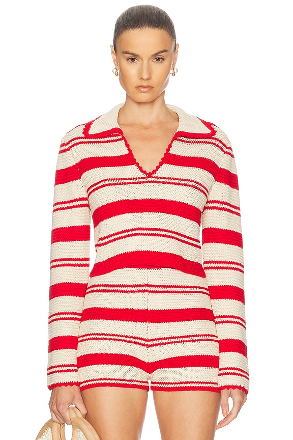 Marc Jacobs Brushed Zebra Sweater in Black & White | FWRD