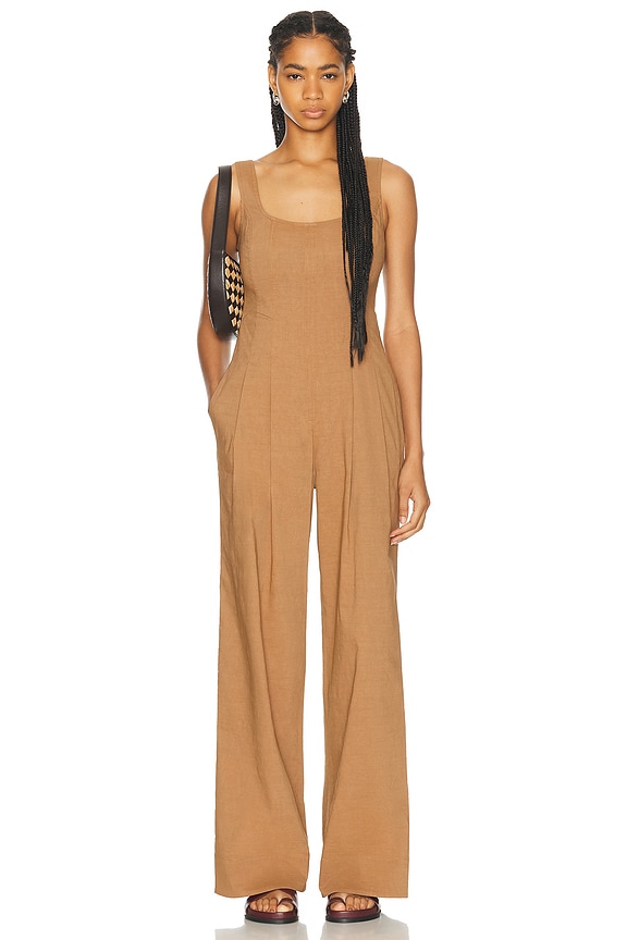 Norma Kamali Rectangle Jog Jumpsuit in Mountain Green | FWRD
