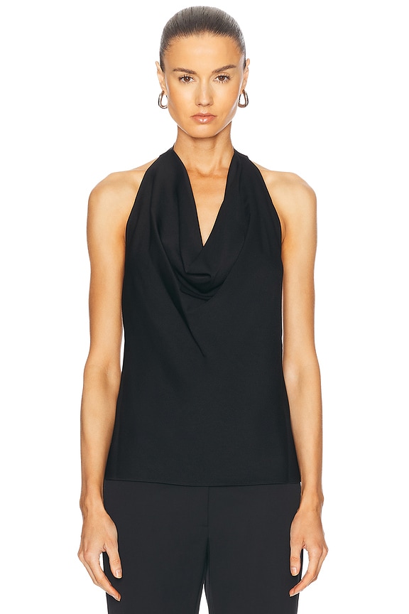 【JACQUEMUS】 ラパカパディング JACQUEMUS Draped Tank Top in Black | FWRD