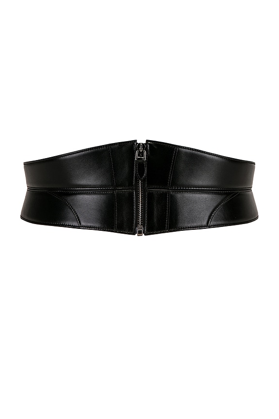 【ALAIA】カットアウト レザーベルト ブラック ALAÏA ベルト - Noir | FWRD