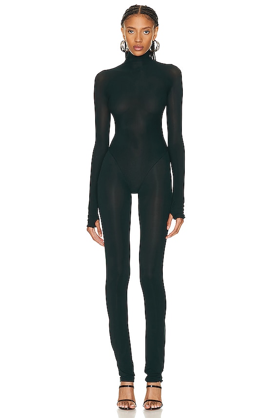 ALAÏA Corset Top in Noir Alaia | FWRD