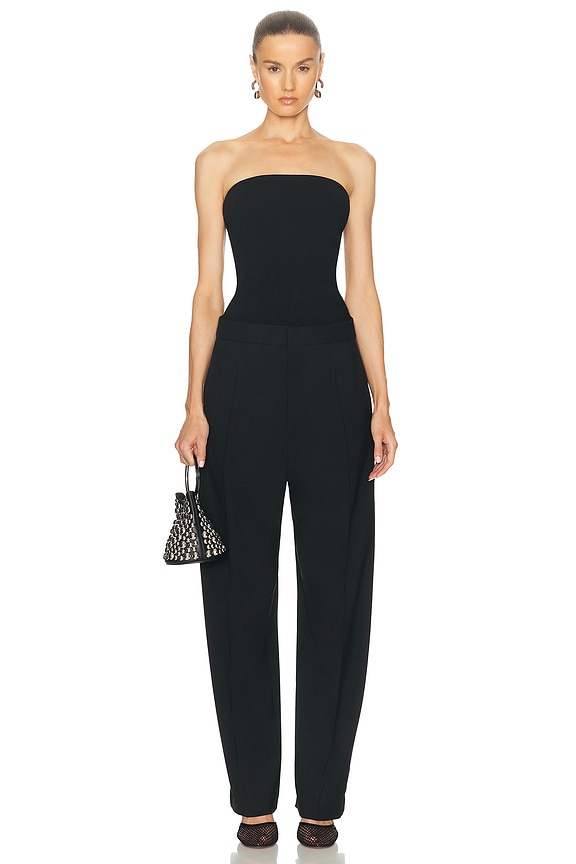 インナー・ルームウェアその他 OSEREE 'Gem Necklace' set Black OGW232 Oseree Gem Necklace Jumpsuit in Black Crystal | FWRD