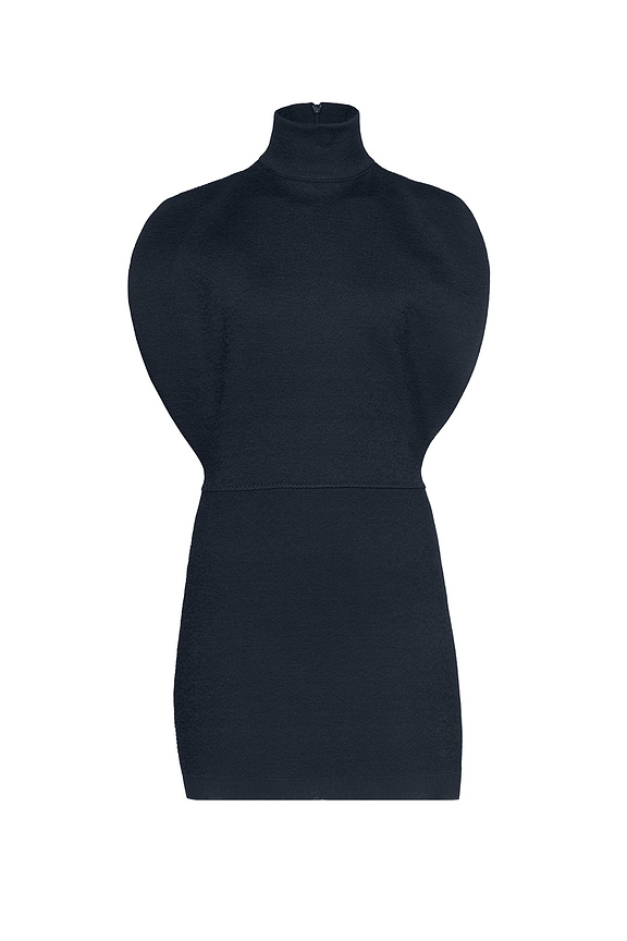 Helsa The Sabine Dress in Silk Chiffon in Hydrangea Blue | FWRD