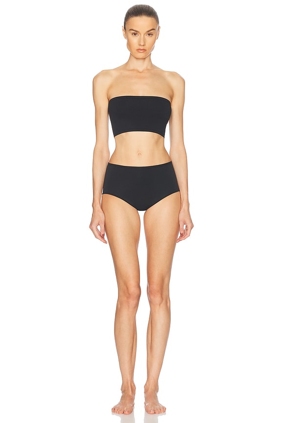alo Wild Thing Bra in Anthracite | FWRD