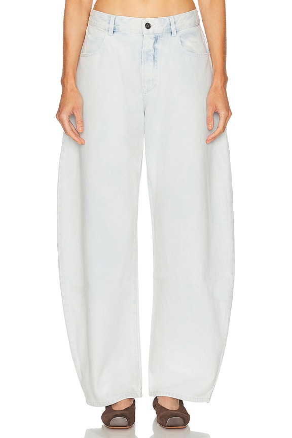 デニム・ジーパン Bottega Veneta Light Grey Flared Jeans Bottega Veneta デニム - Light Grey | FWRD