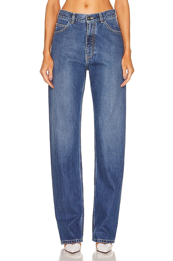 The Row Eglitta Jean in Washed Blue | FWRD The Row Eglitta Jean in Washed Blue | FWRD