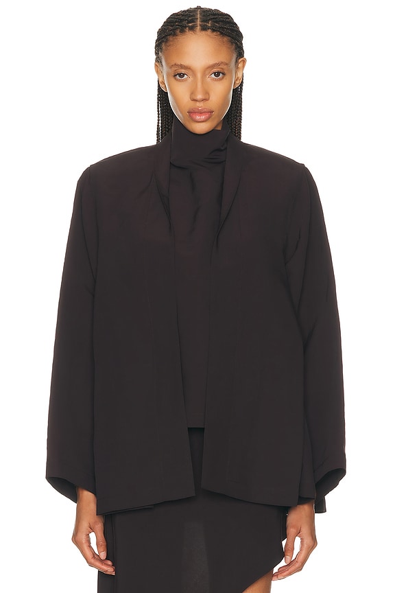 ALAÏA ALAΪA Straight Jacket in Aubergine | FWRD
