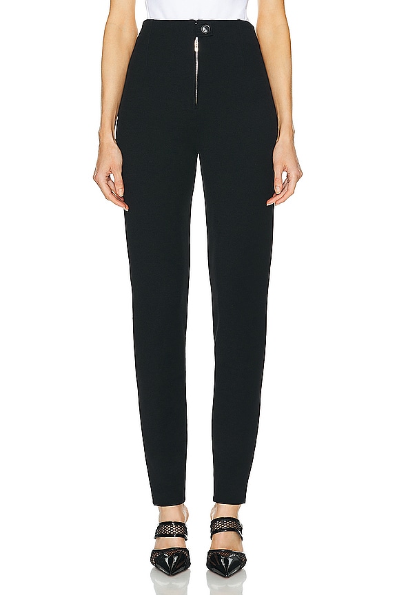 ALAÏA Stirrup Pant in Noir | FWRD