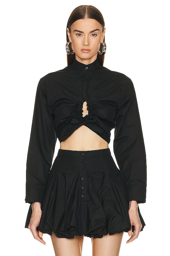 新品　Zimmermannジマーマン　トップス Zimmermann Corsage Embellished Bodice Top in Black | FWRD