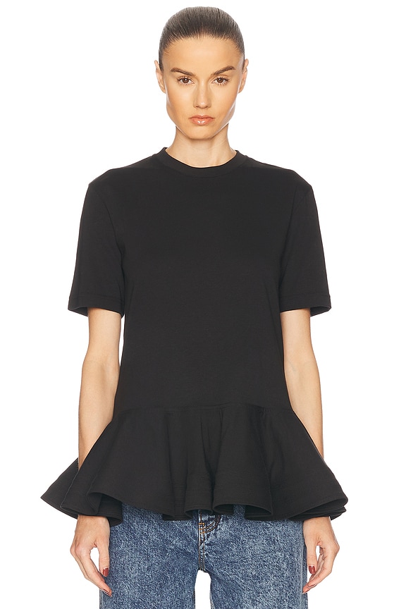 Balenciaga Cape Top in Black | FWRD