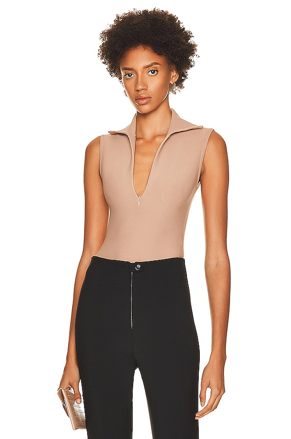 ALAÏA ANGIE ボディスーツ - Nude | FWRD