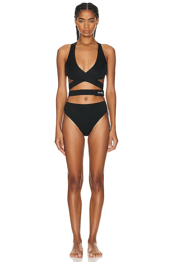 ビキニ RICK OWENS Women Swimsuit RP01E7085NS 09 BLACK Black Rick Owens - Swimsuit for Woman - Black - RP01E7087NS-09