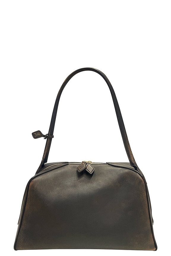Bottega Veneta Mini Wallace Bag in Cherry & Gold | FWRD