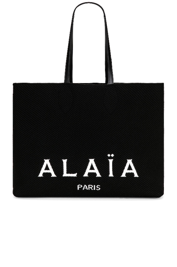 ALAIA AA3T019TK024999 関税送料込 ALAÏA LE TECKEL フィッシュネットレザー ミディアム バッグ